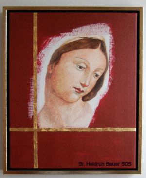 St. Mary at the Crucifix - painted by Sr. Heidrun Bauer SDS